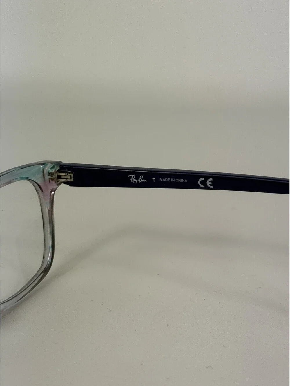 Ray Ban RB1591 3807 Womens Jr Blue & Clear Eyeglasses FRAMES ONLY 48-16-130